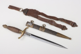 Yugoslavia - army officer's dagger M39 with hangers