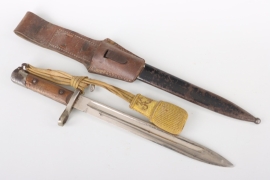 Bayonet M95 with frog and portepee
