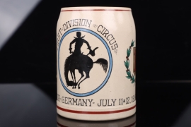 Reservist's beer mug US First Division Circus - Montabaur, Germany 1919