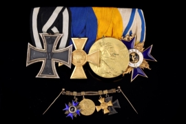 Friedrich Stolzenburg - personal Medal bar and miniature chain