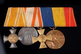 Medal bar with 4 Prussian awards