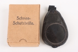 Schmidt, Heinz (HJ & SS) - Gebirgsjäger snow goggles in case
