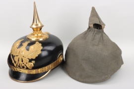 Prussia - infantry officer's spike helmet with covers