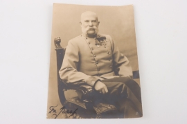 Franz Joseph I. portrait photo