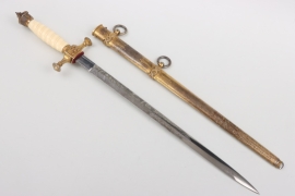 Krebs, Rolf - Imperial German Navy dagger for naval cadets (iron) - WKC