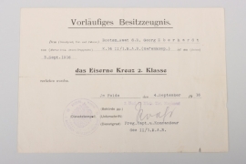 Matrosen-Artillerie-Regiment - 1914 Iron Cross 2nd Class certificate