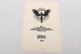 Feldfliegerabteilung 67/ A281 "Abteilungstag 1929" remembrance document