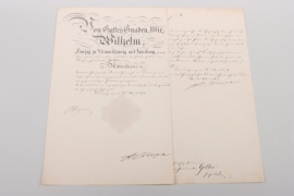 Braunschweig - Ritterkreuz zum Orden Heinrich des Löwen certificate