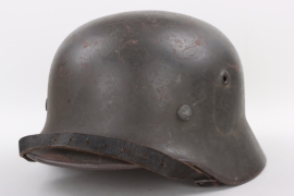 Waffen-SS M40 ex-double decal helmet - Q66