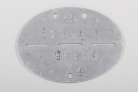 paratrooper ID tag - aluminum
