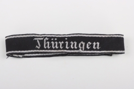 SS cuff title "Thüringen" for leaders