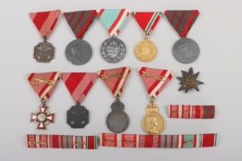 Austria-Hungary - lot of 13 medals & decorations