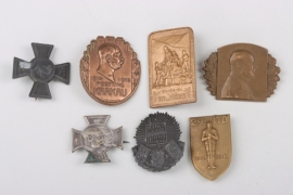 Austria-Hungary - lot of seven cap badges