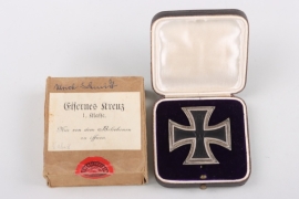 1914 Iron Cross 1st Class in case with outer carton - Fr