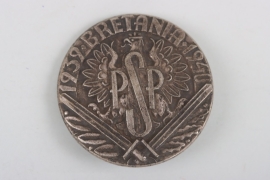 Poland - "Bretania 1939-1940" badge on screw-back