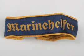 Marine-HJ cuff title "Marinehelfer" for an Oberhelfer