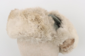 Wehrmacht winter fur cap - maker marked