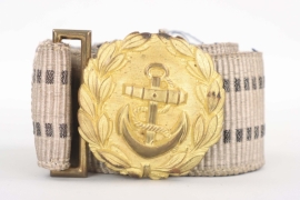 Kriegsmarine officer's dress belt and buckle