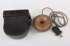 WWI receiver for the field telephone in case