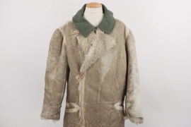 Wehrmacht heavy winter watch leather coat - 1941