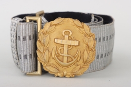 Kriegsmarine officer's dress belt and buckle