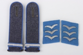 DLV EM shoulder boards + Luftwaffe medical collar tabs