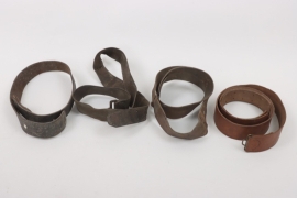 4 x EM/NCO leather belts