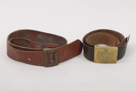 Austria-Ungary - 2 belts with buckles