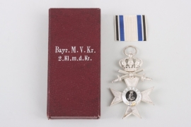 Bavaria Military Merit Order Military Merit Cross of the Military Merit Order, 2nd Class with Crown and Swords with case Deschler