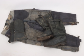 Luftwaffe channel flight trousers + Flight boots and mittens