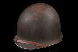 USM1 1st Infantry Division combat helmet, « Big Red One »
