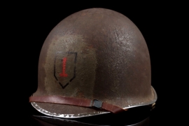 USM1 1st Infantry Division combat helmet, « Big Red One »