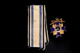 Bavaria Miniature Order of Military Merit 3rd Class with Swords