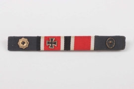 Major Moll - 4-place ribbon bar with German Cross in Gold (1957 type)