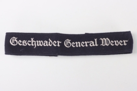 Luftwaffe cuff title "Geschwader General Wever"