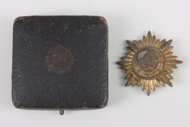Cased Ostvolk Decoration for Bravery on the Eastern Front, 1st Class in Gold with Swords