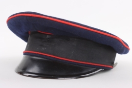 Railway visor cap for officers