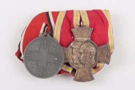 2-place medal bar - awarded to a woman