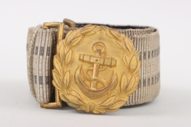 Kriegsmarine buckle (officers) with belt