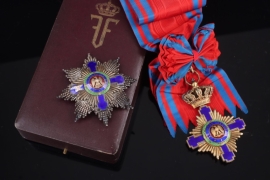Romania - Order Of The Star Of Romania, Type I, Civil Division, Grand Cross Set