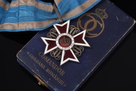 Romania - Order of the Romanian Crown Commander Cross, 1st Type