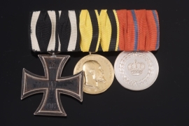 Wurttemberg Medal bar with golden Military Merit Medal