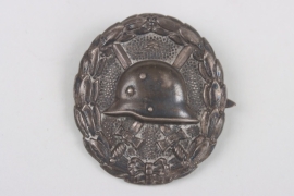 German Empire Wound Badge in silver (WW1) Transverse needle