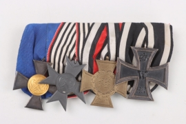 Prussia, large medal bar with 4 awards