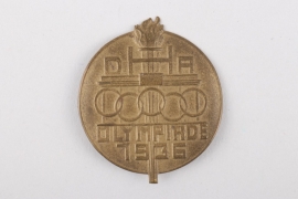 Olympic Games 1936 - Commemorative Badge "DHA"