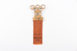 Olympic Games 1936 - Team Captain Badge Polo