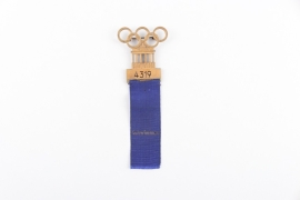 Olympic Games 1936 - Participant Badge Swimming