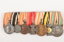 Austria-Hungary - Medal Bar of a highly decorated NCO
