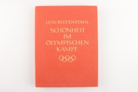 Book, "Schönheit im Olympischen Kampf", Leni Riefenstahl