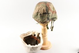 US Army PASGT helmet with Winter Camouflage Cover